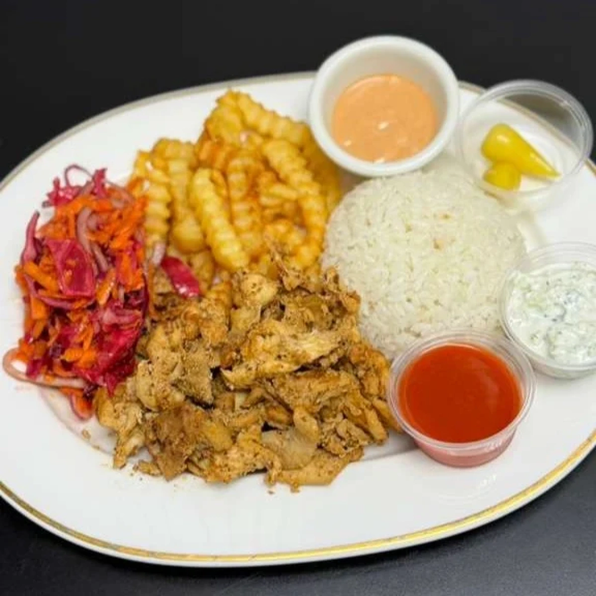 Chicken Doner Kebab Platter